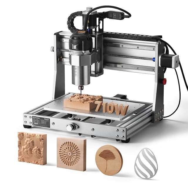 Ganzmetall-CNC-Fräse Genmitsu 3020-PRO Ultra mit großer Spindel