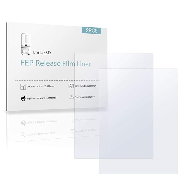 UniTak3D-FEP-Folienbogen für Resin-3D-Drucker