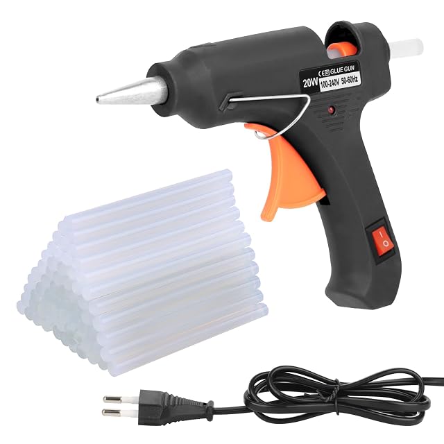 Mini-Heißklebepistole TNOMSNO mit Klebesticks