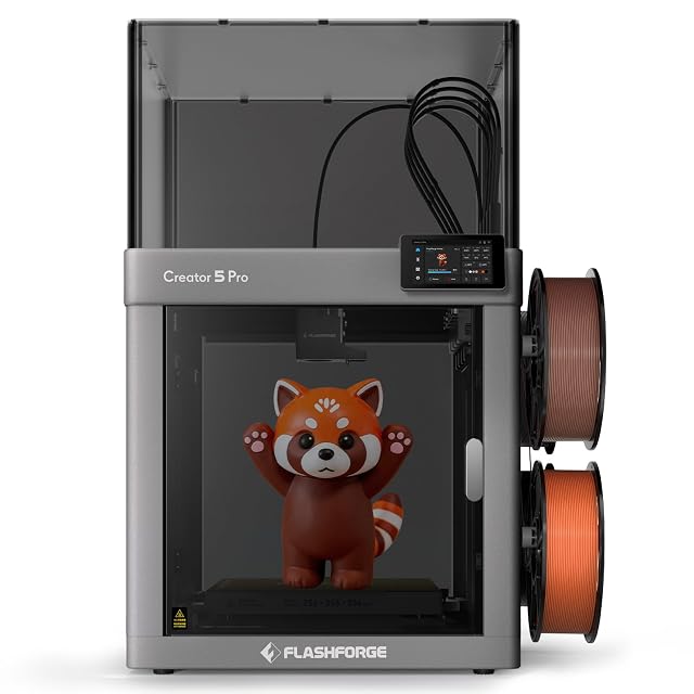 Geschlossener Mehrkopf-3D-Drucker Flashforge Creator 5 Pro