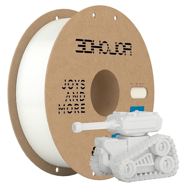 Spule weißes PETG-Filament von 3DHoJor