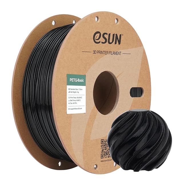 Spule schwarzes eSUN PETG Basic-Filament