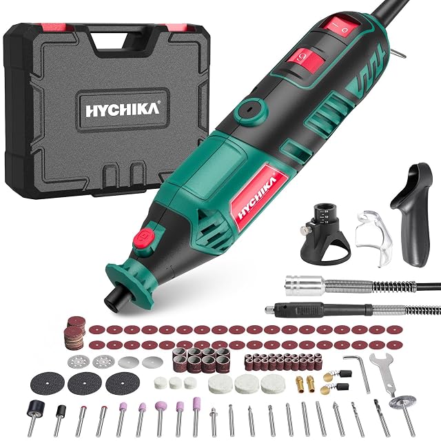 HYCHIKA-Multifunktionswerkzeug-Set mit biegsamer Welle und Zubehör