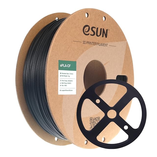Spule schwarzes kohlefasergefülltes eSUN ePLA-CF-Filament